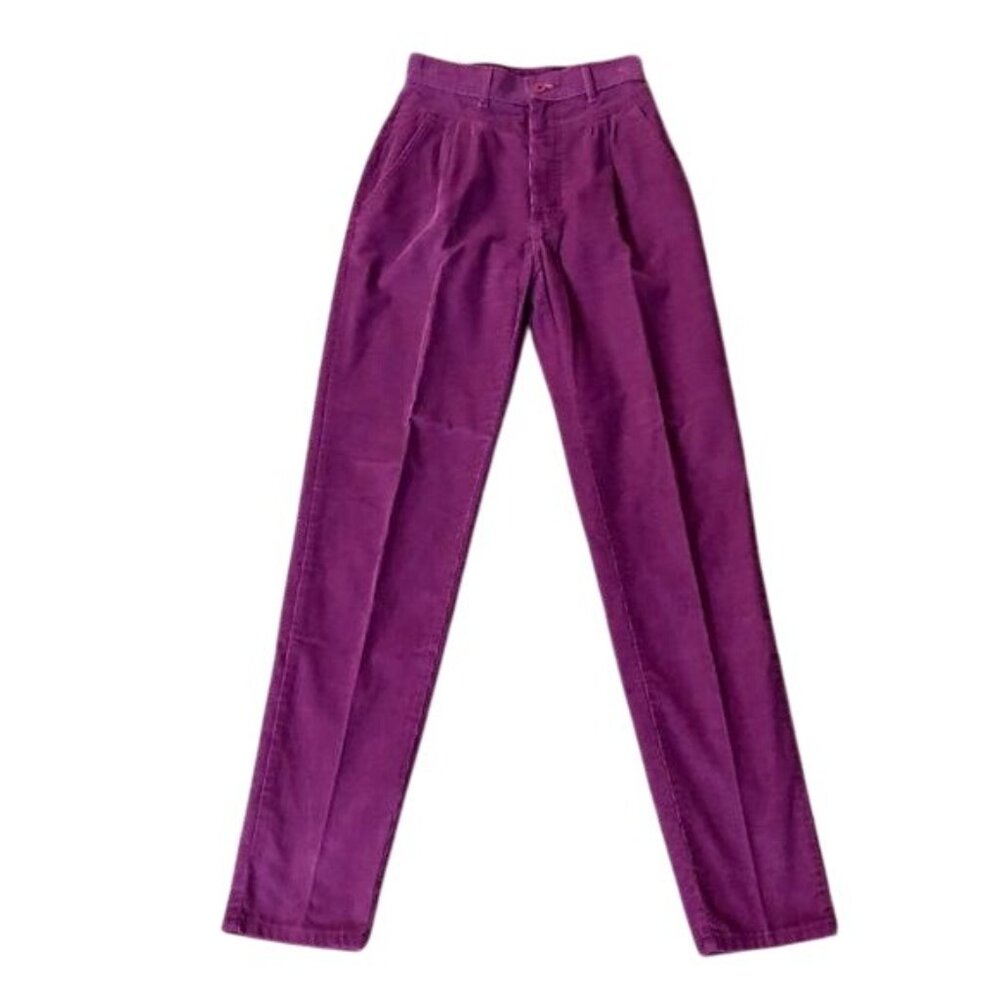 Vintage Lee Corduroy Pants Juniors 7 Used Hi-Rise